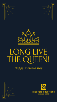 Long Live The Queen! Facebook Story Design