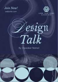 Modern Design Talk Poster Design