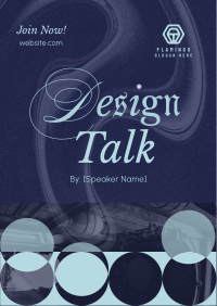 Modern Design Talk Poster Image Preview