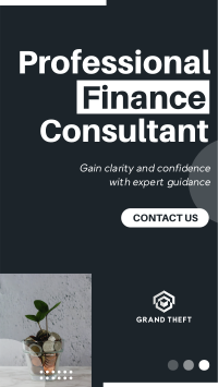 Modern Professional Finance Consultant Agency Instagram Story Design