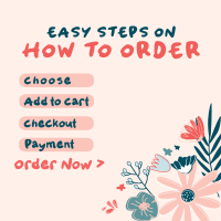 Easy Steps Instagram Post Design