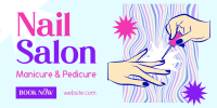 Groovy Nail Salon Twitter post Image Preview