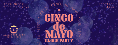 Cinco De Mayo Block Party Facebook cover Image Preview