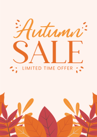 Autumn Limited Offer Poster Design
