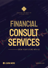 Simple Financial Services Poster Design