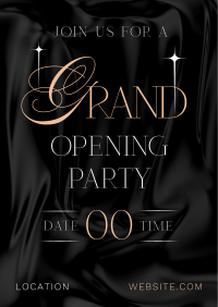 Minimalistic Grand Opening Poster Image Preview