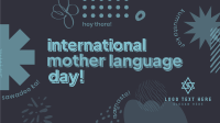 Bold Modern Language Day Animation Image Preview