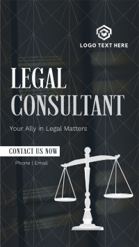 Corporate Legal Consultant Instagram reel Image Preview