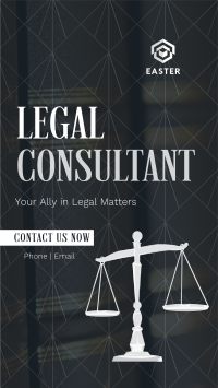 Corporate Legal Consultant Instagram Reel Image Preview