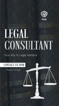 Corporate Legal Consultant Instagram Reel Design