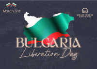 Bulgaria Liberation Day Postcard Image Preview