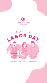 Team Labor Day Instagram story Image Preview