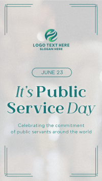Celebrate Public Servants Instagram reel Image Preview