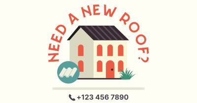 New House Roof Facebook ad Image Preview