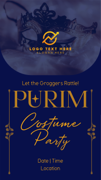 Purim Costume Party Instagram reel Image Preview