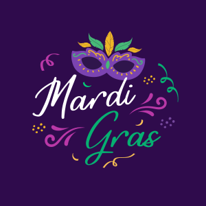 Let's Celebrate Mardi Gras Instagram post Image Preview