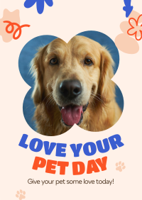 Pet Loving Day Flyer Design