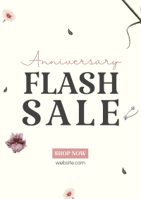 Anniversary Flash Sale Poster Image Preview