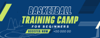 Basketball Training Camp Facebook Cover Design