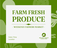 Farmers Market Produce Facebook post Image Preview