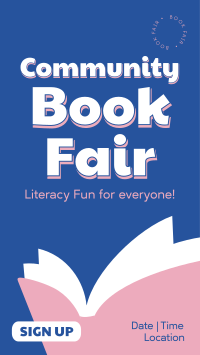 Community Book Fair TikTok Video Image Preview