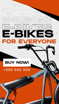 Minimalist E-bike  Facebook Story Design