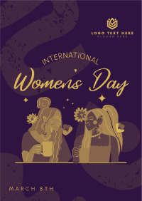 Women's Day Blossoms Poster Design