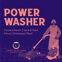 Power Washer for Rent Instagram post Image Preview