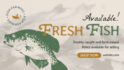 Fresh Fishes Available Facebook event cover Image Preview