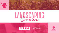 Landscape Garden Service Facebook Event Cover Design