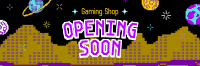 Pixel Space Shop Opening Twitter Header Image Preview