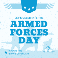 Armed Forces Day Greetings Instagram post Image Preview