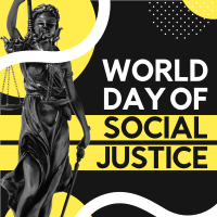 Social Justice World Day Instagram Post Design