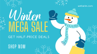 Snowman Shopping Facebook event cover Image Preview