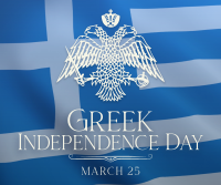 Traditional Greek Independence Day Facebook Post Design