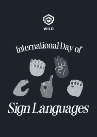International Sign Day Poster Image Preview