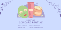 Nighttime Skincare Routine Twitter Post Image Preview