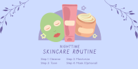 Nighttime Skincare Routine Twitter post Image Preview