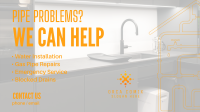Your Plumbing Service Facebook event cover Image Preview