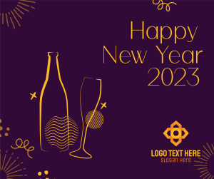 New Year 2022 Celebration Facebook post