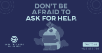 Ask for Help Facebook ad Image Preview