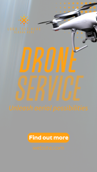 Modern Professional Drone Service Instagram Story Design