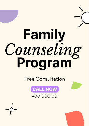 Family Counseling Poster Image Preview