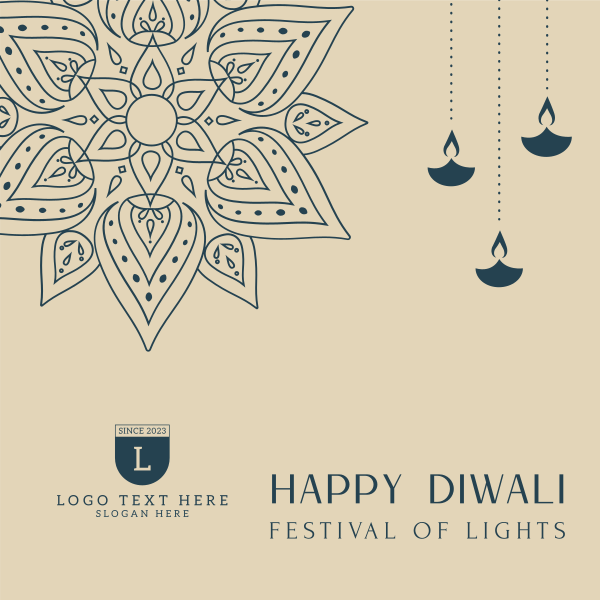 Diwali Celebration Instagram Post Design Image Preview