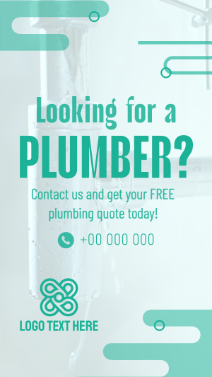 Pipes Repair Service Instagram story Image Preview