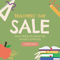 Favorite Teacher Sale Instagram Post Design