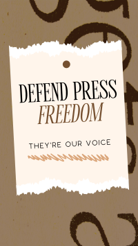 Defend Press Freedom YouTube short Image Preview