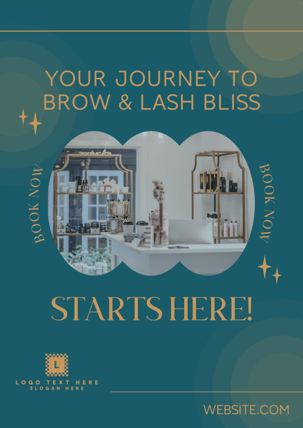 Lash Bliss Journey Flyer Design