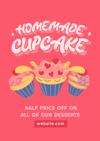 Cupcake Cravings Poster Design