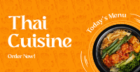 Thai Cuisine Facebook ad Image Preview
